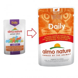 Almo Nature Daily Poulet & Viande de Boeuf 70 grammes