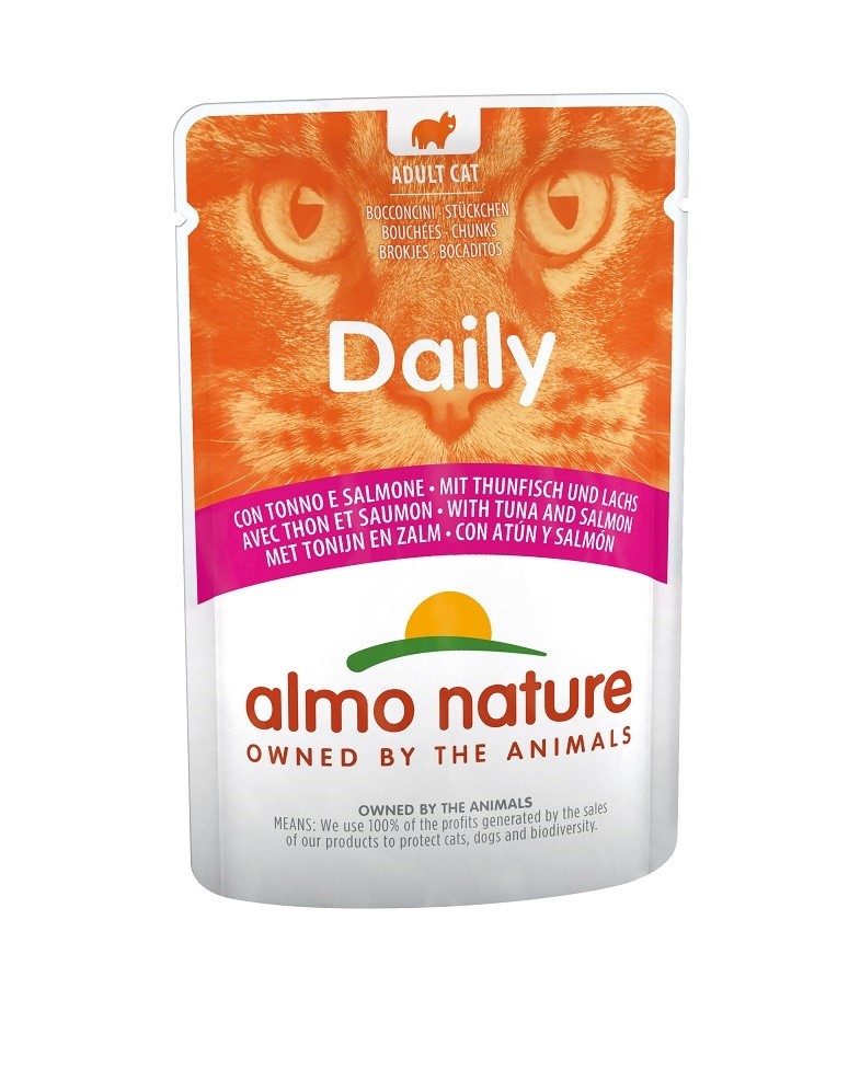 Almo Nature Daily au thon et saumon pâtée pour chat (70 g)