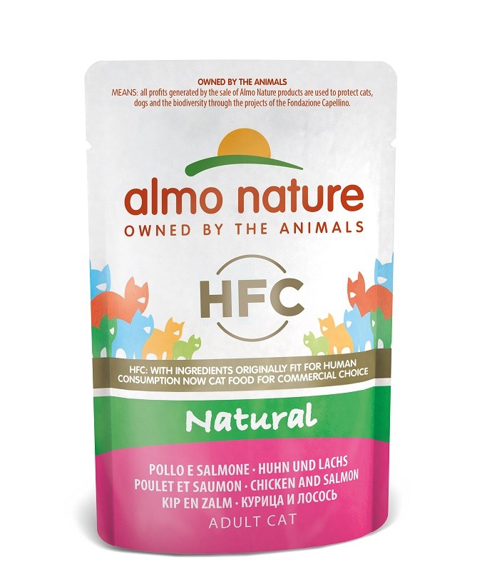 Almo Nature Classic Nature Poulet et Saumon pour chat 55g