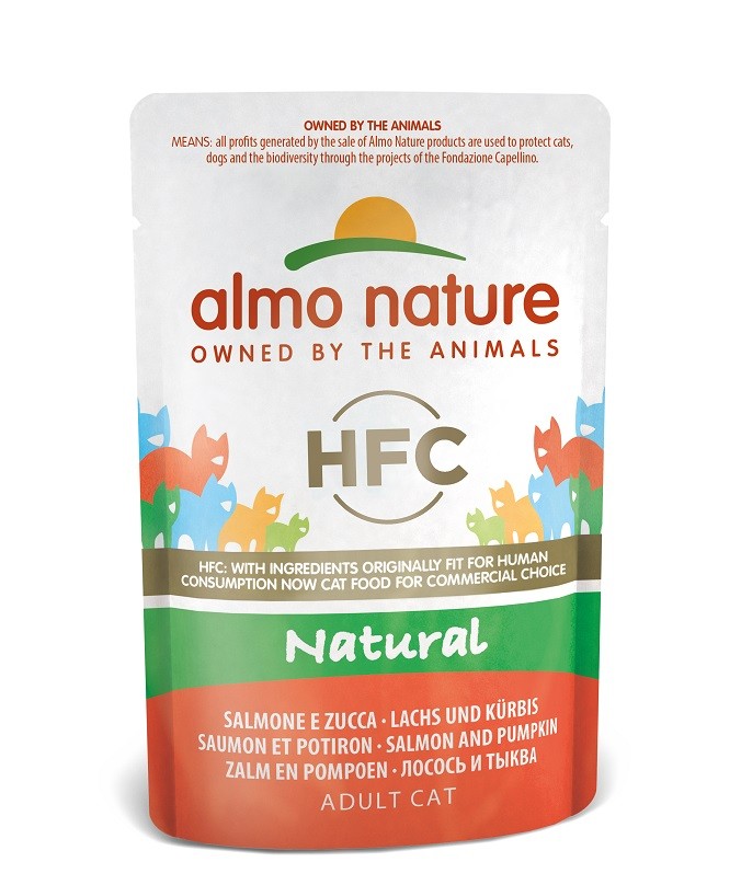 Almo Nature HFC Natural Saumon au Potiron (55 gr)
