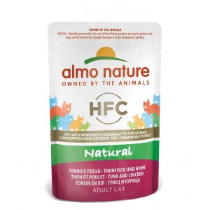 Almo Nature HFC Natural au thon et poulet pour chat (55 g)