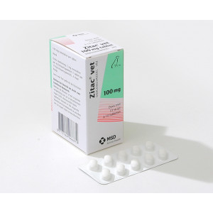 Zitac Vet 100 mg - pour chiens 6 à 10 kg (10 x 10 comprimés) Par 2 unités