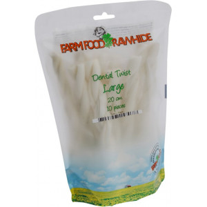 Farm Food Dental Twist L - 20 cm - 10 pièces 1 Sac