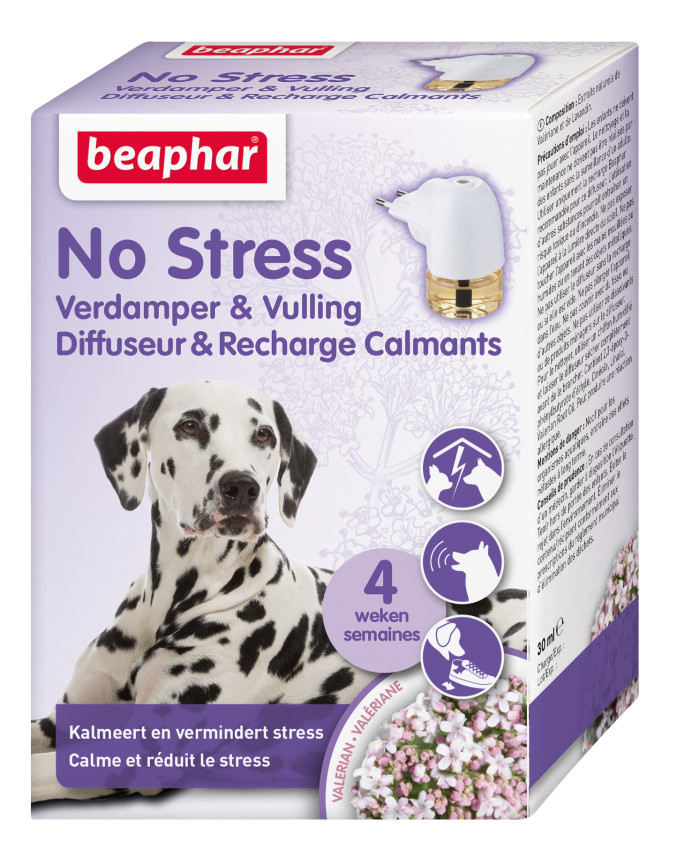 Beaphar No Stress diffuseur et recharge calmants pour chien