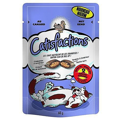 Catisfactions Canard Friandise Pour Chat