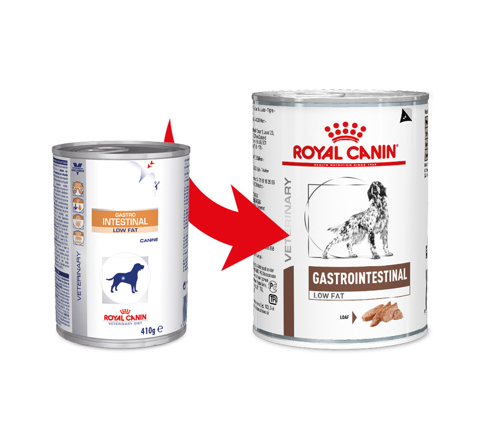 Royal Canin Veterinary Gastrointestinal Low Fat pour chien - boîte 410 g