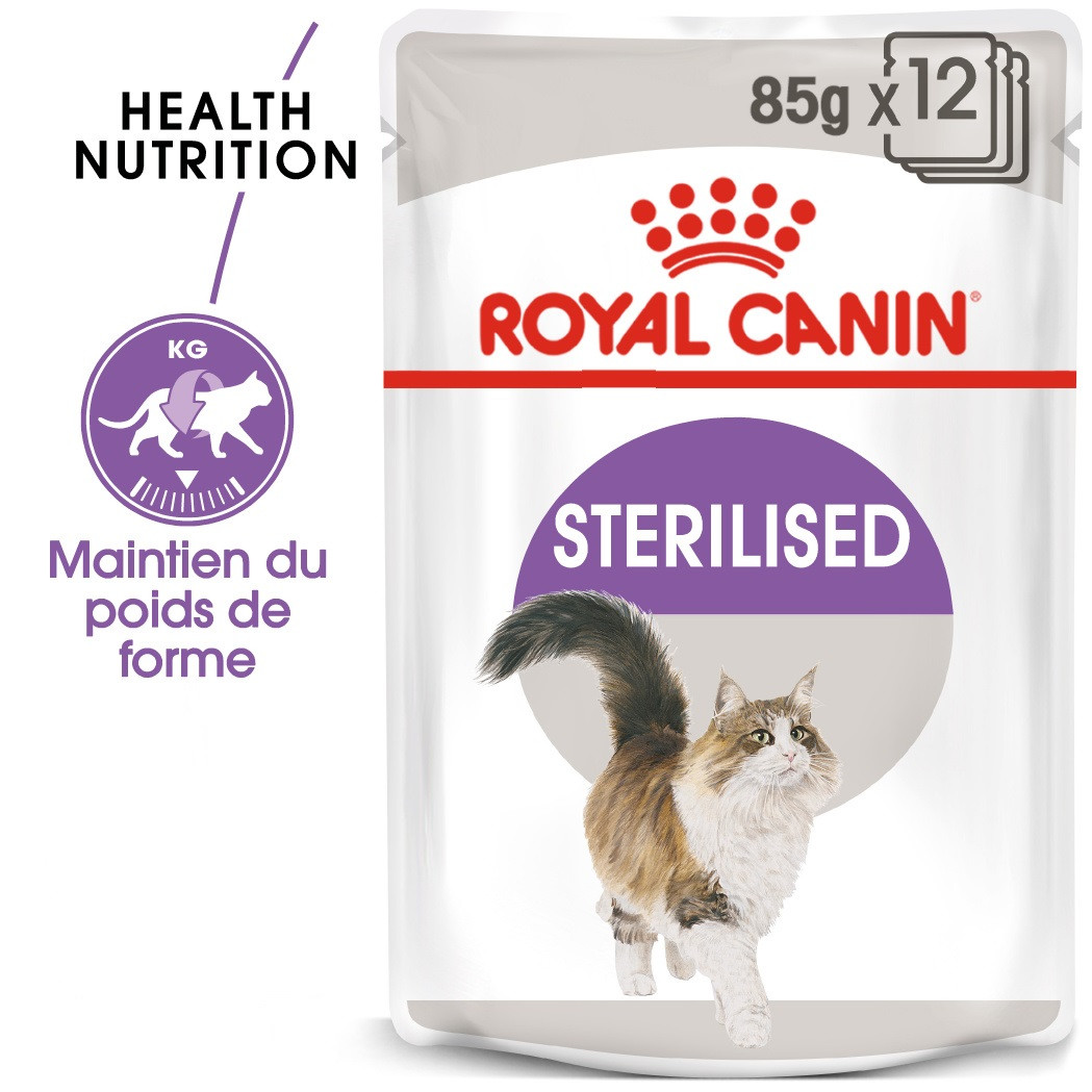 Royal Canin Sterilised en sauce pâtée pour chat