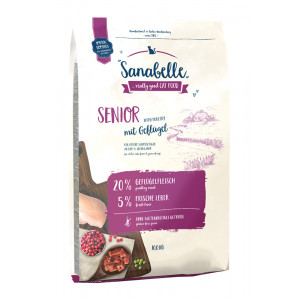 Sanabelle Senior avec de la volaille pour chat 2 kg