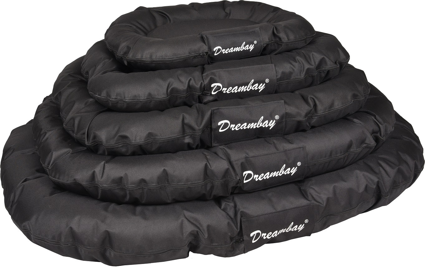 Coussin pour chien Dreambay noir et rond