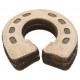 Fer à cheval en cuir 15 cm pour chien