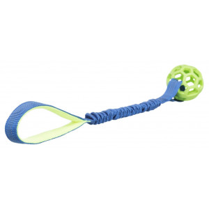 Bungee Tugger avec balle pour chien Une pièce