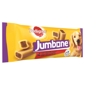 Pedigree Jumbone Medium friandise pour chien au boeuf et goût de volaille (180 gr) 12 x 180 g