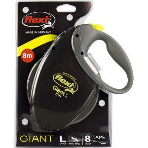 Laisse Flexi Giant L 8 mètres jaune neon fluo