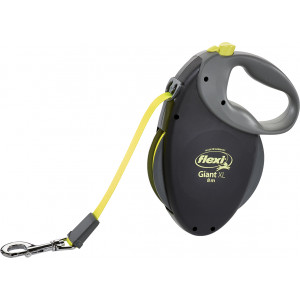 Laisse Flexi Giant XL Néon 8 mètres Noir