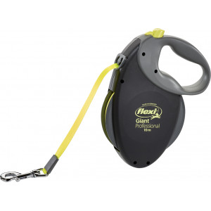 Laisse Flexi Giant Professional (10m) Grande neon Noir