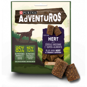 Adventuros friandises au cerf pour chien 9 x 90 g