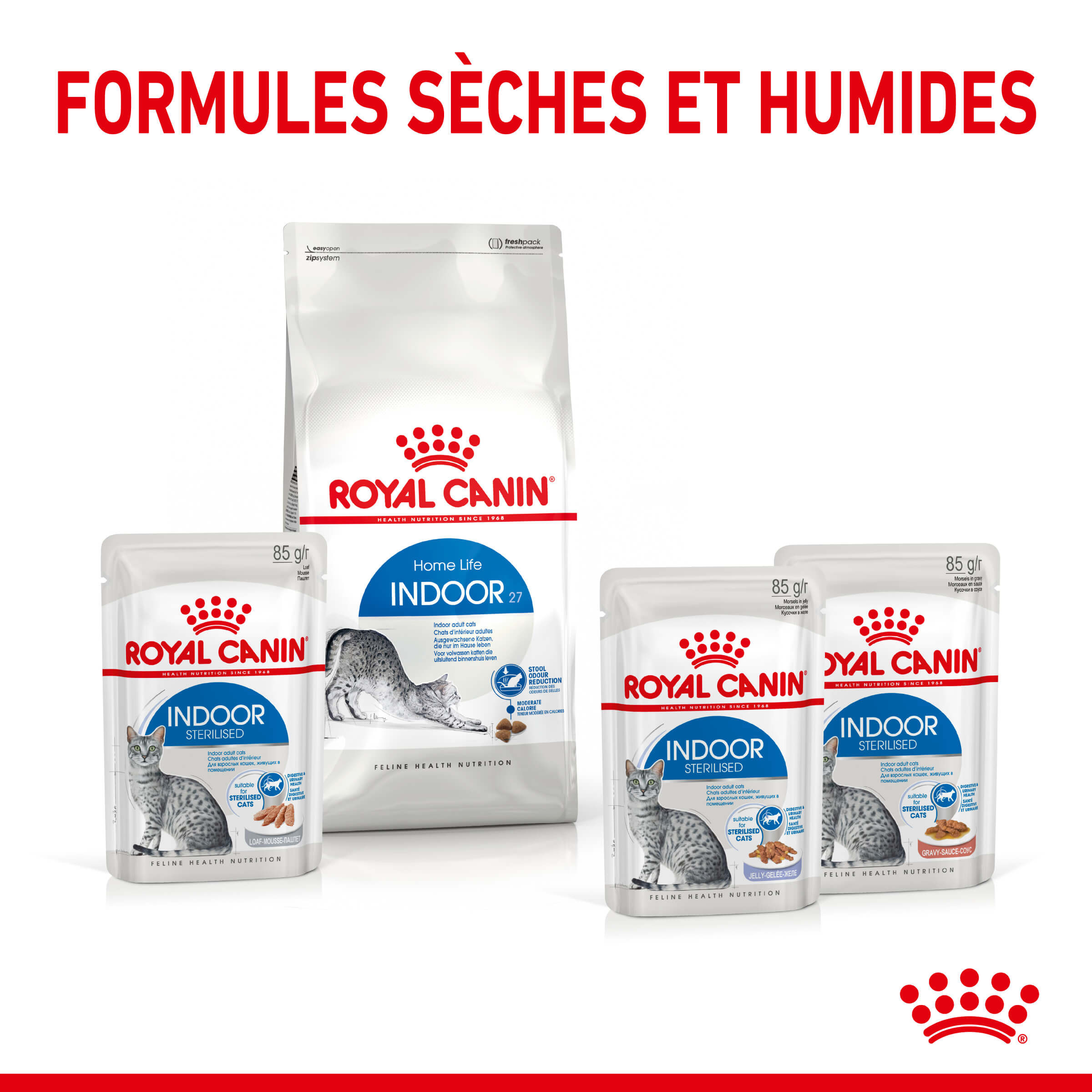 Royal Canin Indoor Sterilised in Gravy kattenvoer x12