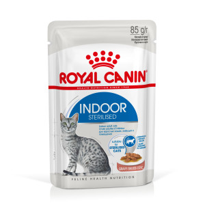 Royal Canin Indoor Sterilised in Gravy pour chat x12 2 boîtes (24 x 85 g)