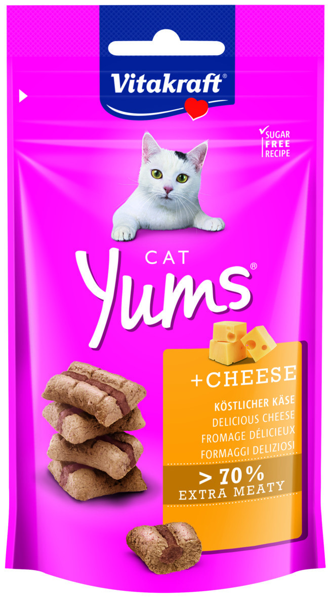 Vitakraft Cat Yums au fromage snack pour chat (40 g)
