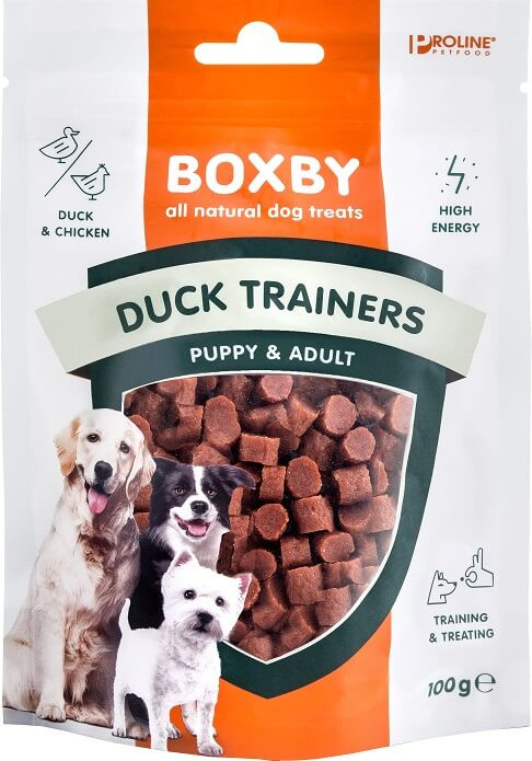 Image de 100 g Friandises pour chien au canard Boxby Duck Trainers