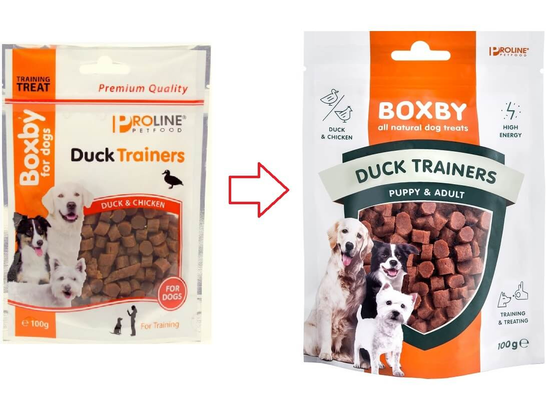 Friandises pour chien au canard Boxby Duck Trainers