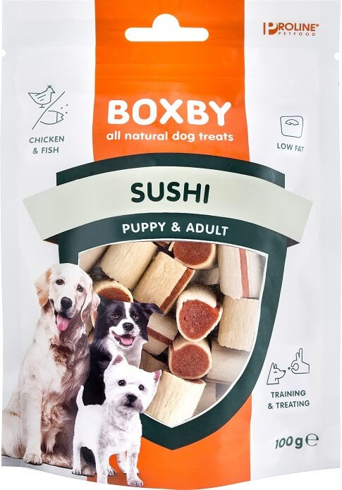 Image de 100 g Boxby Original Sushi pour chien