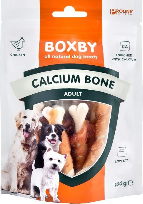 Image de 100 g Boxby Calcium Os pour chien