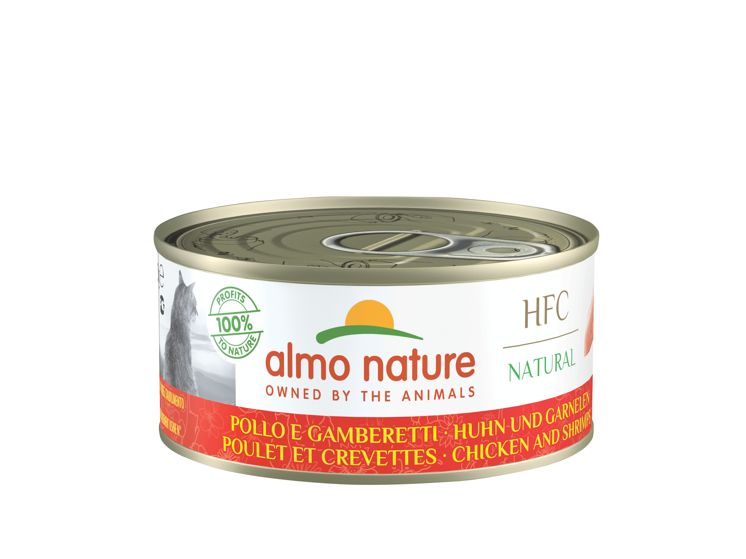 Almo Nature HFC poulet avec crevettes pour chat (150 g)