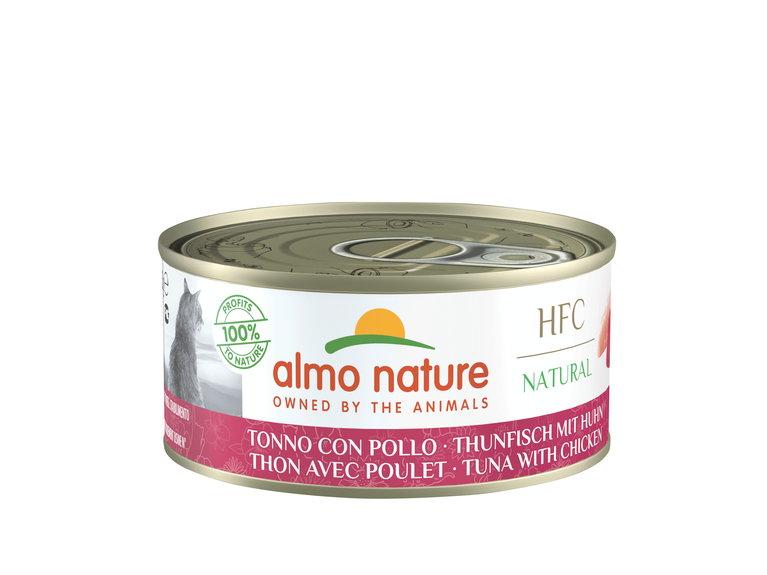 Almo Nature HFC thon et poulet pâtée pour chat (150 g)