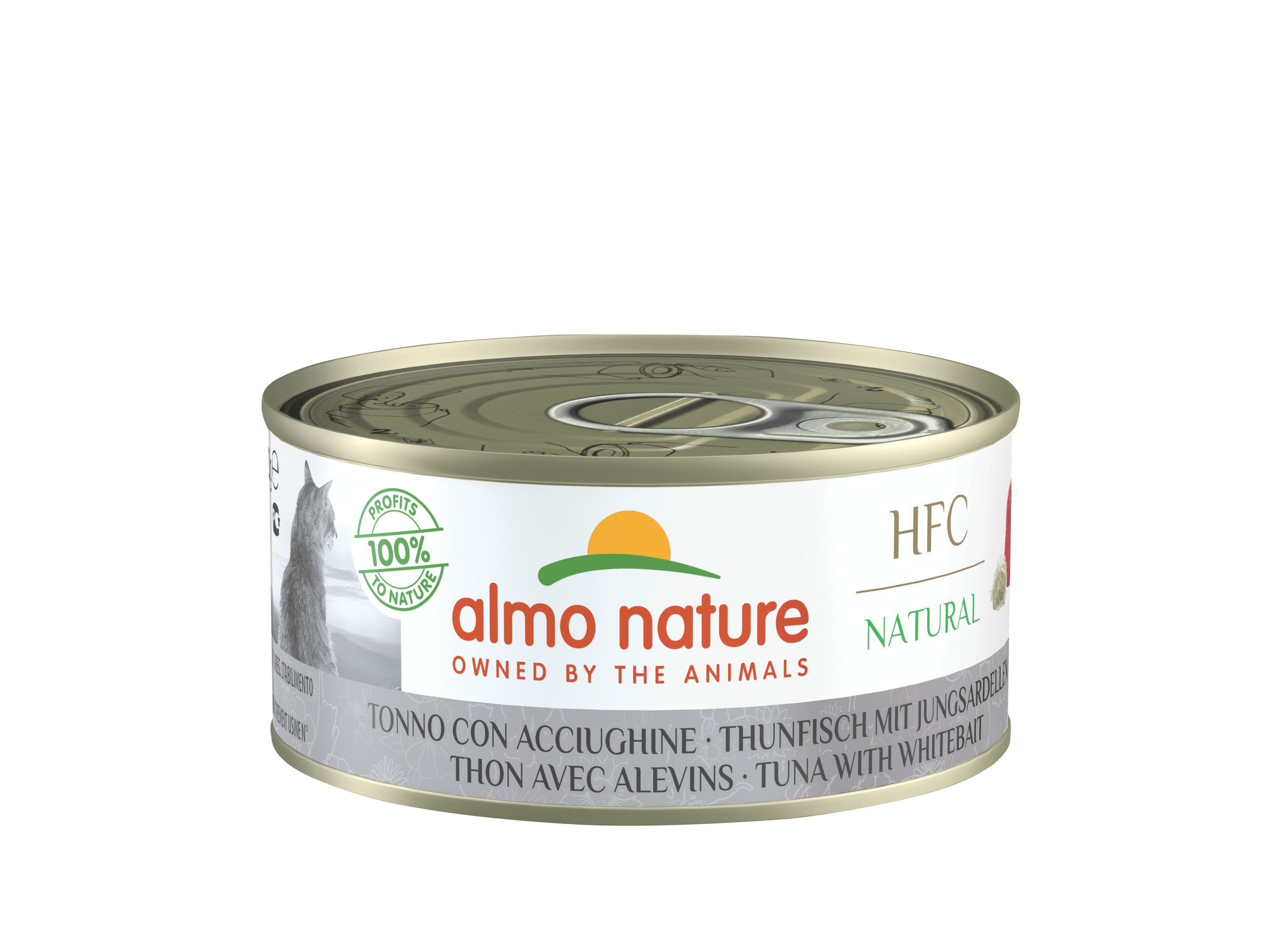 Almo Nature HFC thon avec alevins pâtée pour chat (150 g)