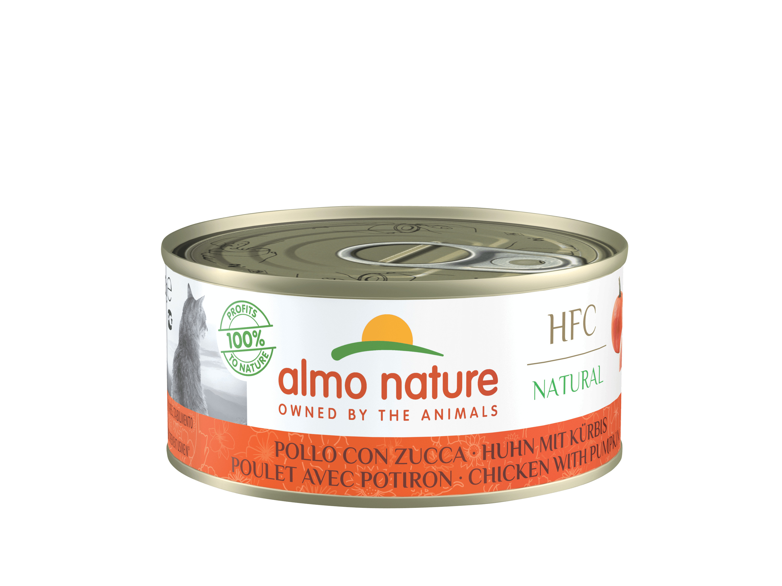 Almo Nature HFC Natural poulet et potiron pour chat (150 g)