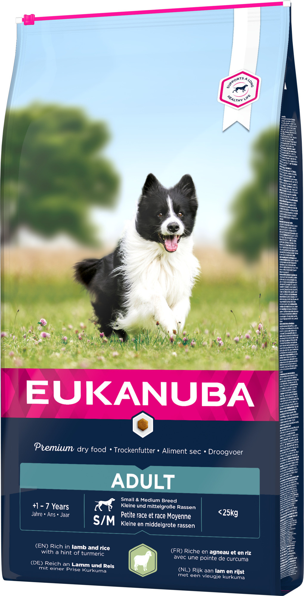 Eukanuba Adult Small Medium Breed agneau riz pour chien