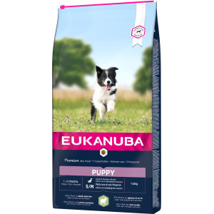 Eukanuba Puppy Small Medium à l'agneau & riz pour chien 2 x 12 kg