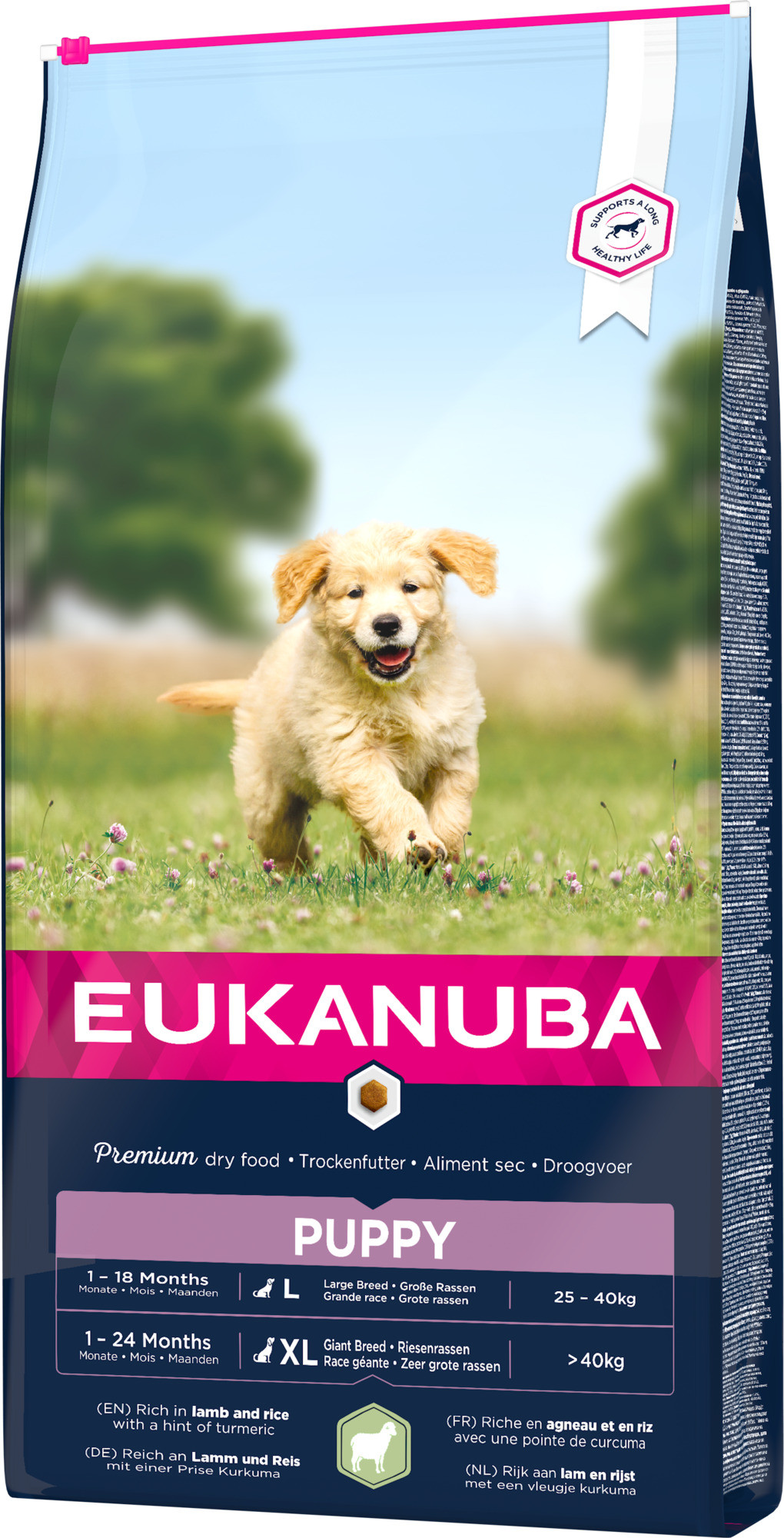 Eukanuba Puppy Large Lam & Rijst hondenvoer