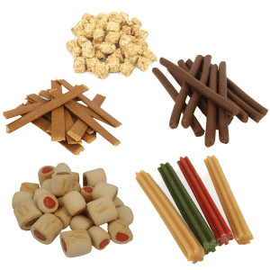 Brekz Mega snack avantage pack M pour chien Paquet combi