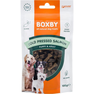 Boxby Cold Pressed friandises au saumon pour chien 12 x 100 g