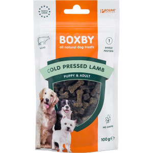 Boxby Cold Pressed friandises à l'agneau pour chien 100 g