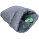 Sac de couchage gris pour chat et petit chien