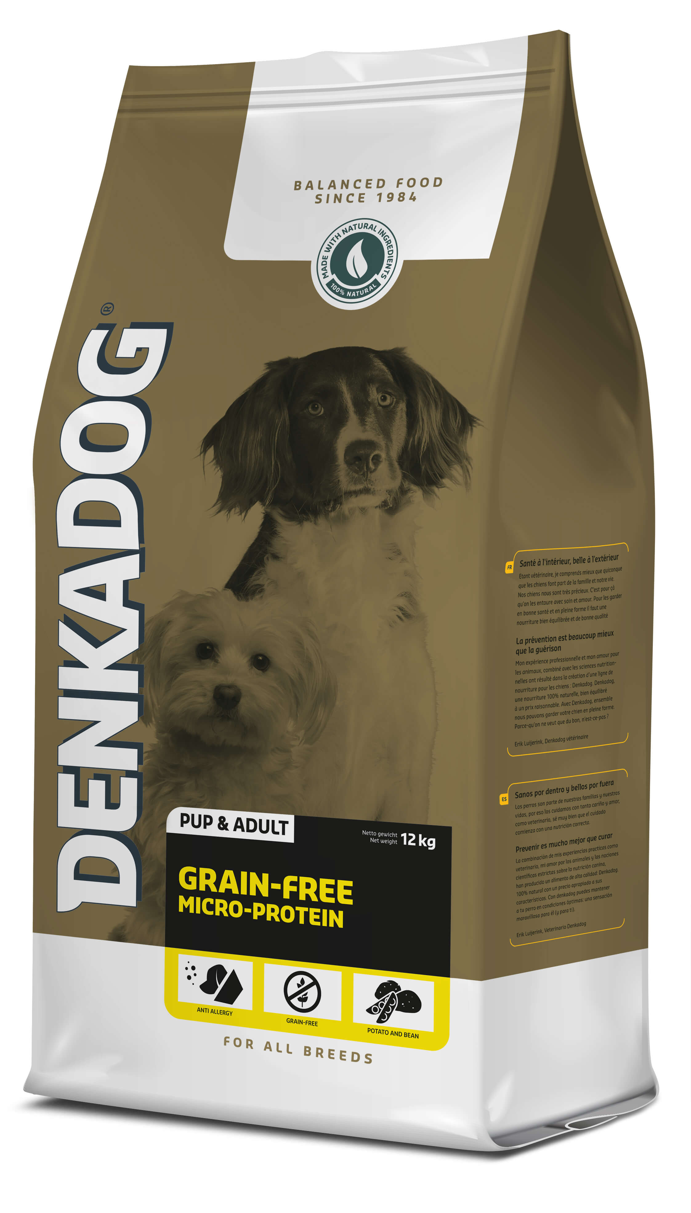 Denkadog Grain-Free Micro-Protein hondenvoer