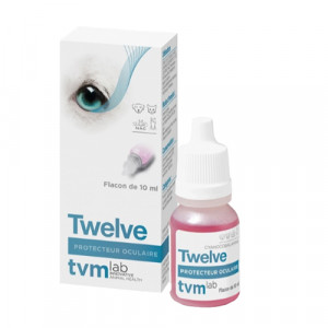 Tvm Twelve gouttes pour les yeux pour chien, chat et cheval 2 x 10 ml