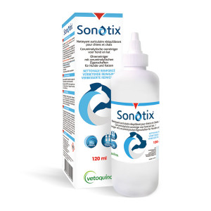 Sonotix nettoyant d'oreilles pour chiens et chats 3 x 120 ml