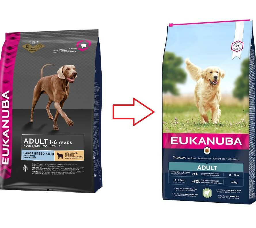Eukanuba Adult Large Breed agneau riz pour chien