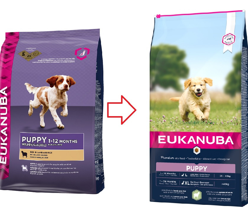 Eukanuba Puppy Large Lam & Rijst hondenvoer