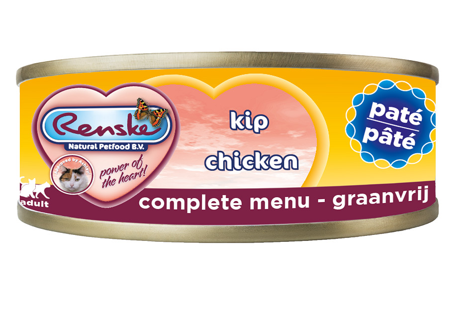 Renske pâtée de poulet pour chat (70 gr)