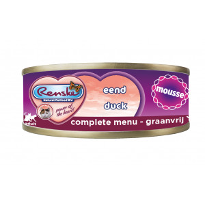 Renske mousse au canard pour chat 70 gr 1 lot (24 x 70 g)