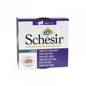 Schesir Chat - Thon & Bœuf nr.141 1 lot (14 x 85 g)