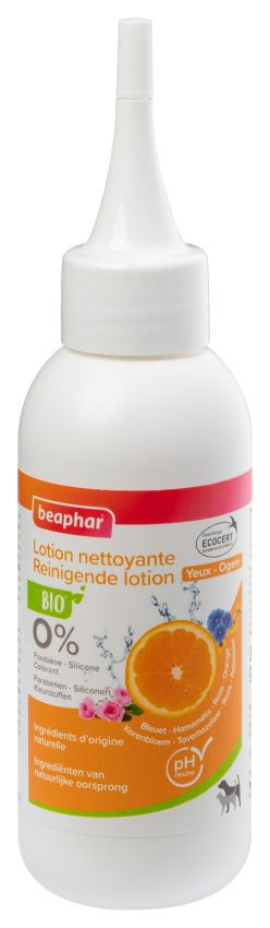 Image de 100 ml Bea-phar Bio lotion nettoyante pour les yeux pour chien et chat