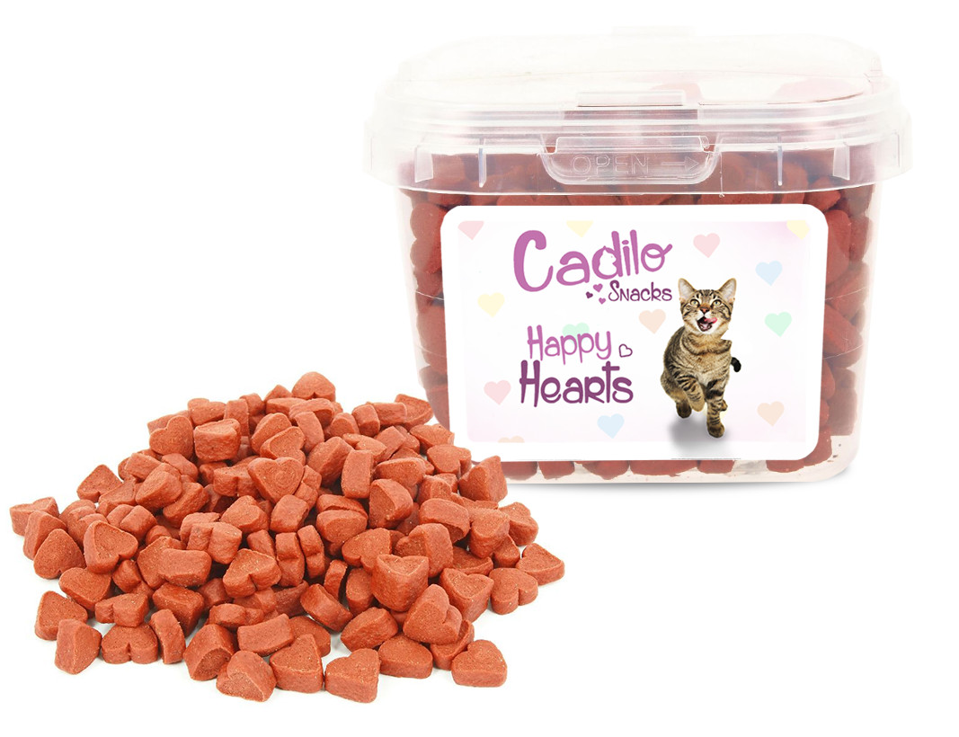 [b] Cadilo Cat Snacks Zalmhartjes 140 gram [/b]