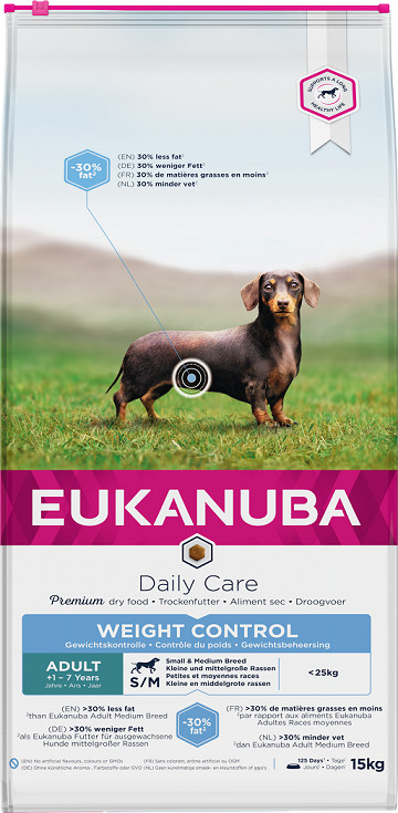 Eukanuba Daily Care Adult Weight Control Small/Medium pour chien