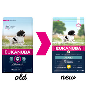 Eukanuba Active Adult Medium Breed au poulet pour Chien